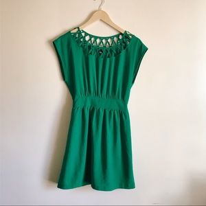 Emerald Green Dress by Forever 21